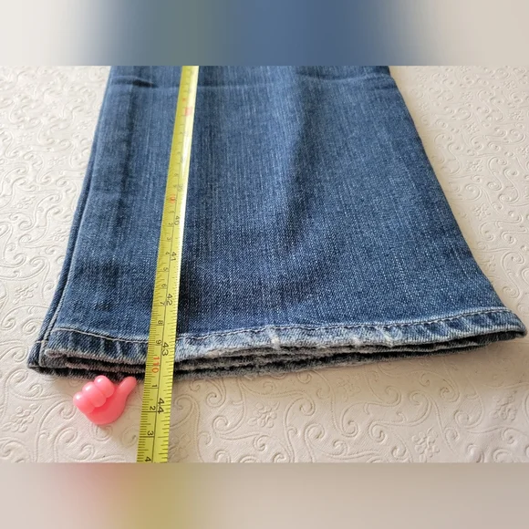 AG Adriano Goldschmied women's sz 31 Jeans. ALEXXIS straight button fly nwt - Picture 11 of 13